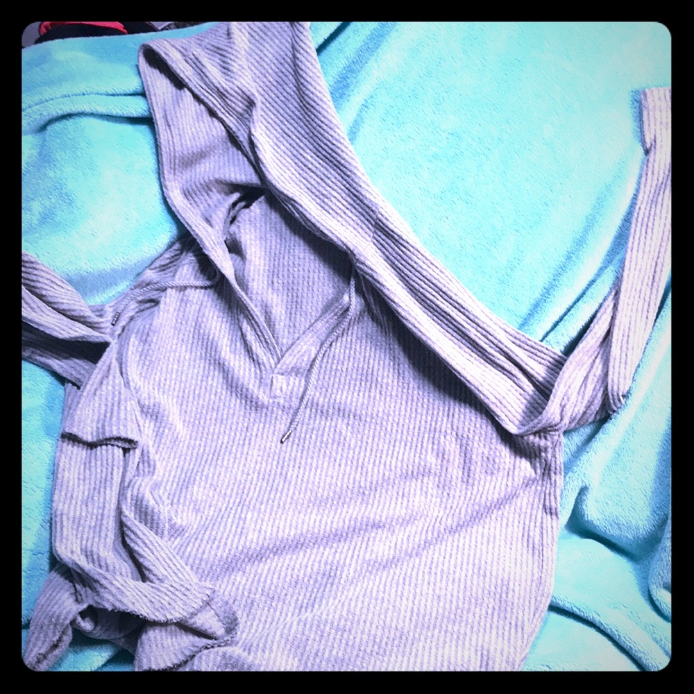 Heather grey hoodie